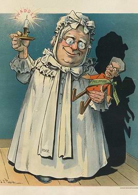 Political Cartoon of Senator Hoar