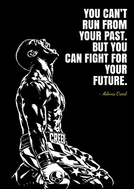 Adonis Creed Motivational Poster