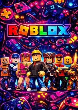 Roblox Characters and Logo