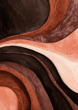 Abstract Wavy Layers