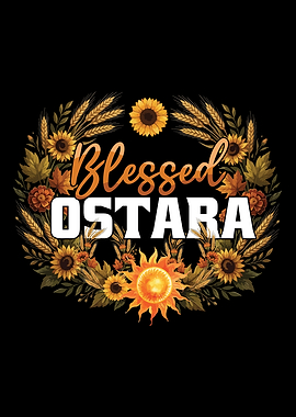 Blessed Ostara Floral Wreath