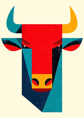 Stylized Bull Head