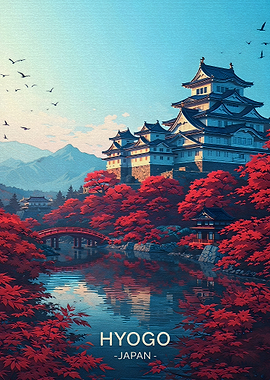 Hyogo Castle in Autumn