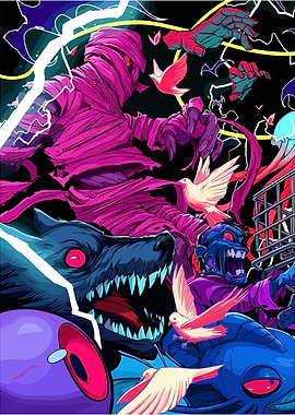 Monsters and Birds in a Chaotic Scene