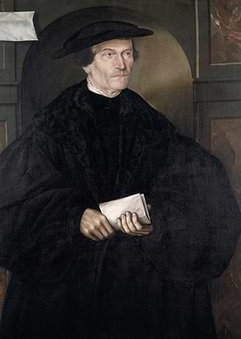 Portrait of a Man in Black Robes