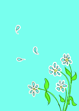 Summer Daisies Illustration