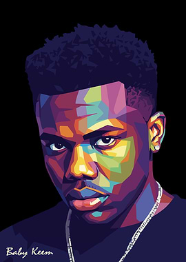 Baby Keem Pop Art Portrait
