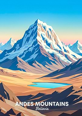 Andes Mountains Bolivia Landscape