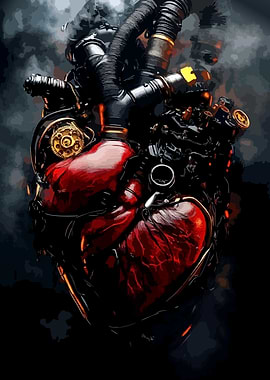 Steampunk Mechanical Heart