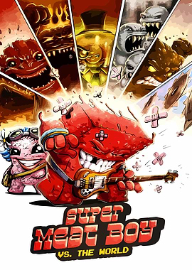 Super Meat Boy Poster