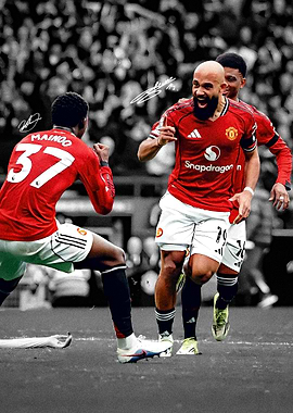 Bryan Mbeumo celebrating a goal