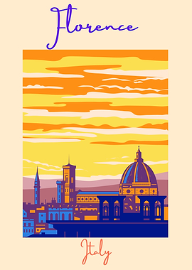 Florence Italy Skyline