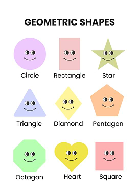 Cute Geometric Shapes