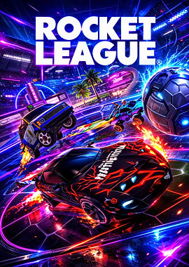 Rocket League Cars and Ball