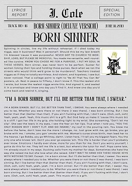 J. Cole Born Sinner