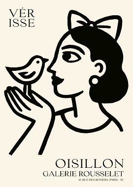 Woman Holding a Bird
