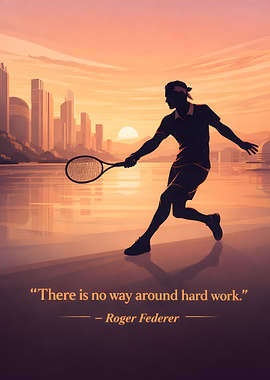 Roger Federer Tennis Quote