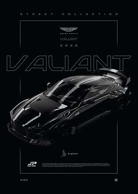 Aston Martin Valiant 2025 Poster