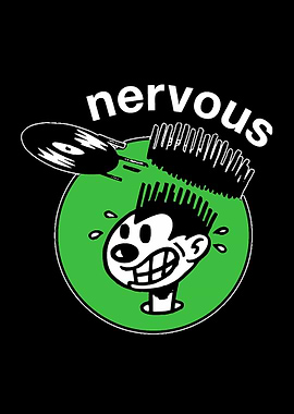 Nervous Record Scratch Cartoon