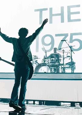 The 1975 Band on Stage