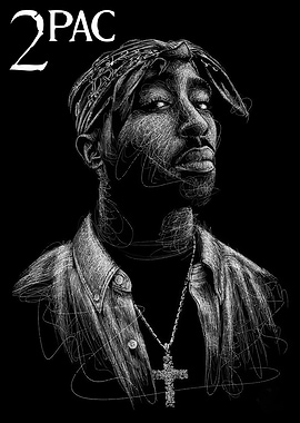 Tupac Shakur Portrait