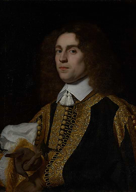 Portrait of a Man in Ornate Clothing