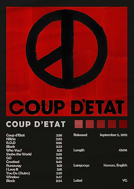 G-Dragon Coup D'Etat Album Poster