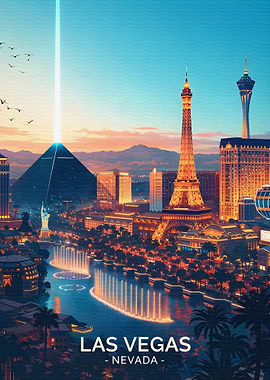 Las Vegas Strip at Dusk