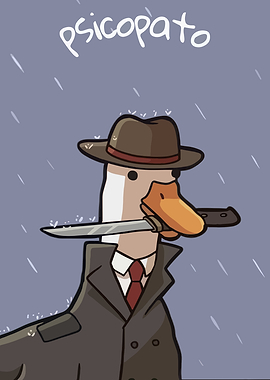 Psycho Duck with Knife