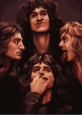 Queen Band Portrait