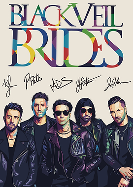 Black Veil Brides Band Poster