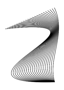 Abstract Swirling Lines