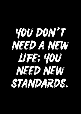 New standards, not new life