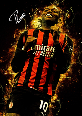 Football Player Leao Fire Effect