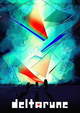 Deltarune Poster with Characters