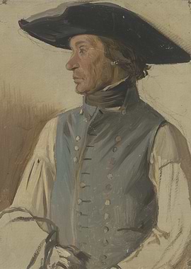 Portrait of a Man in a Tricorne Hat