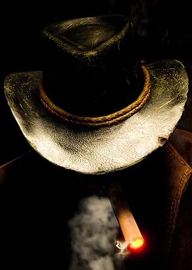 Cowboy with Cigar