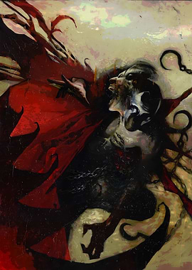 Spawn in Dramatic Pose