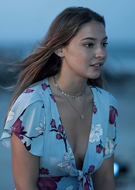 madelyn cline in Floral Dress