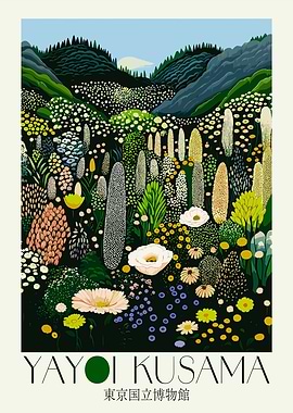 Yayoi Kusama Floral Landscape
