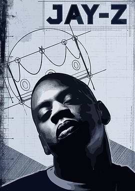 Jay-Z Blueprint Portrait