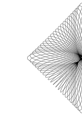 Abstract Swirling Geometric Pattern