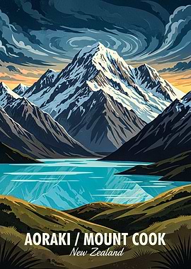 Aoraki Mount Cook New Zealand