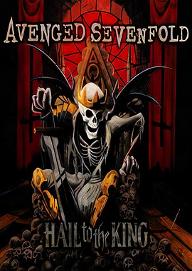Avenged Sevenfold Hail to the King Skeleton King
