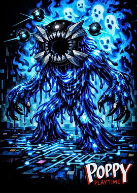 Poppy Playtime Monster Digital Art