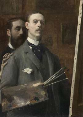 Self-Portrait with a Companion