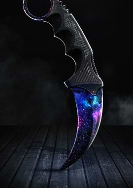 Galaxy Karambit Knife