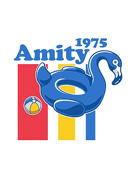 Amity 1975 Flamingo Pool Float