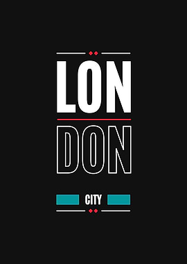 London City Text Art