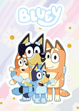 Bluey Family Cartoon